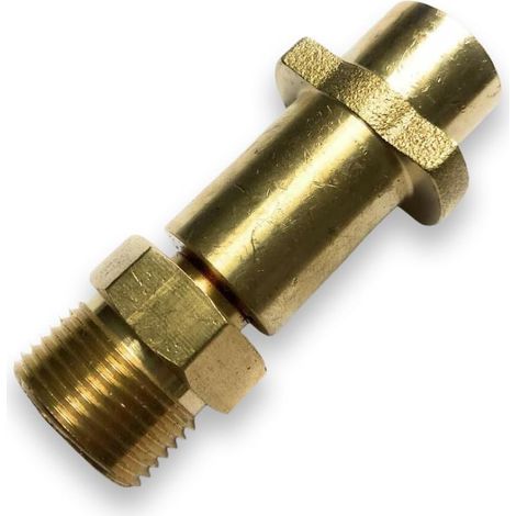 Messingadapter M22 x 1,5 – 1 Stück – Bajonettgewinde – Schnellanschluss für Hochdruckreiniger – Garten und Terrasse – Kompatibel mit Kärcher und anderen Herstellern (1/4)