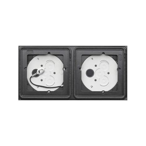 Gira Aufputzmontagebox Anthrazit Metall (1/5)