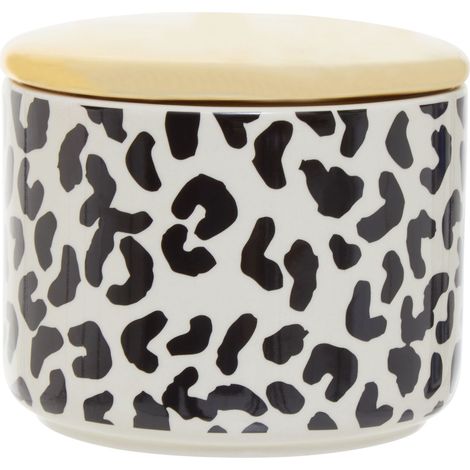 Interiors By Premier Luxe Handcrafted Small Stoneware Canister,Minimalist Storage Jar With Silicone Seal,Food Storage Container (1/5)