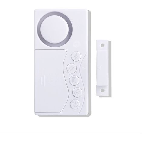 Alarme magnétique d'ouverture de porte de réfrigérateur, alarme de porte de réfrigérateur, 4 modes, forte 108 dB pour porte, fenêtre, porte de réfrigérateur (1/5)