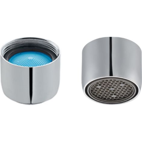 Schläfer 100510 Rompigetto Rubinetto Cucina, Filtro in Acciaio con Filetto M22x1, Compatibile con Aeratore Neoperl, Rompigetto a Risparmio Acqua, Confezione da 2 Pezzi