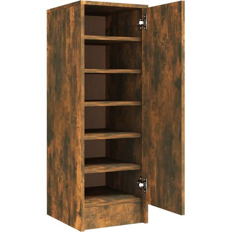 Zapatero 32x35x92 cm madera de ingeniería marrón 020043392 (1/5)
