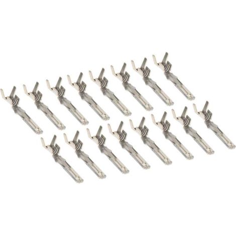 Adnauto – Pack de 100 cosses à sertir 2.8mm – Connecteurs ISO mâles – Section 0.5 à 1mm² – Plaquage doré pour connexion fiable