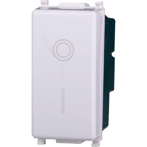 Interruptor ettroit starlight compatible vimar plana 2p 16a blanco - ev0402