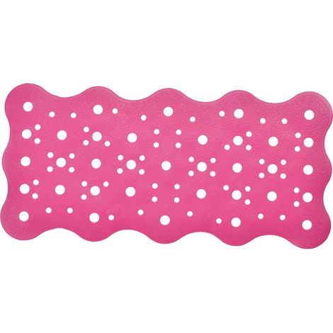 Alfombra antideslizante para bañera Oceano rosa 33 × 70 cm (1/2)