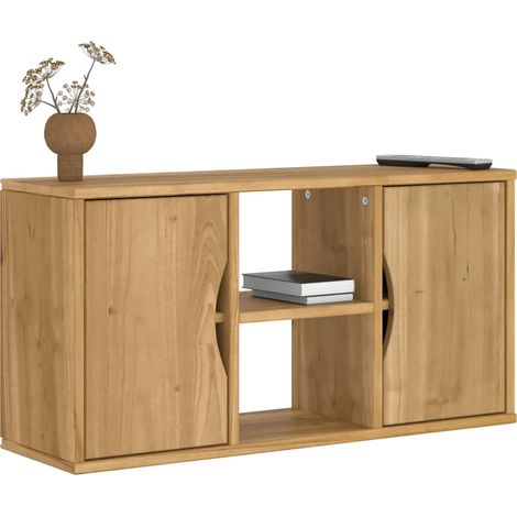 TV-Schrank ODDA 79x24x40 cm Massivholz Kiefer
