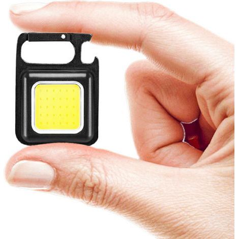 Mini-Taschenlampe mit wiederaufladbarem COB-Sensor, leistungsstarke LED-Taschenlampe für Notfälle, Angeln, Camping und Wandern