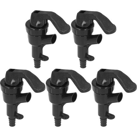 Robinet pour fût de bière, 5 pièces, ABS 20 PSI, raccord cannelé 1/4 pouce, kit de sortie 3/16 pouce (1/5)