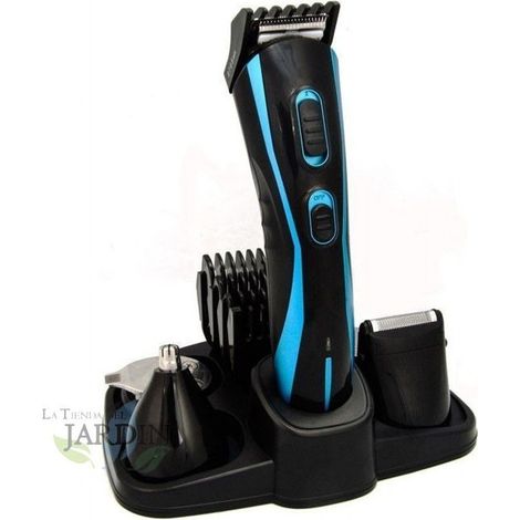 Kabelloser, wiederaufladbarer 5-in-1-Haarschneider - für Haare, Bart, Nase, Ohren und Pfoten, Thulos TH-CP1351