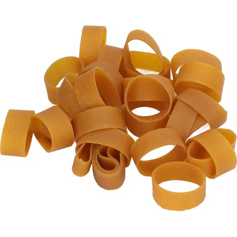 Packung mit 60 industriellen Gummibändern, alterungsbeständig, umweltfreundlich und robust. (1/5)