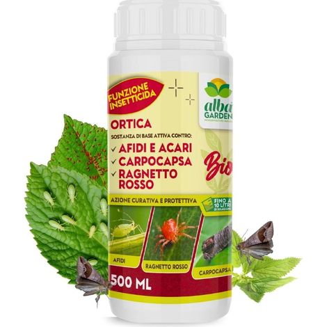 Estratto Di Ortica Concentrato Biologico Funzione Insetticida Naturale Potenzia le Difese delle Piante da Cocciniglia Afidi x 500 ml (1/5)