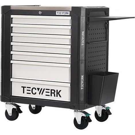 TECWERK Wkz.wagen PROFI 2.0 B845xT515xH1015mm 650kg 7 Schubl.Stahlbl.TECWERK