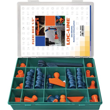 LOC-LINE  Kit  tubo  refrigerante  snodato  dimensione  1/2″  30  pezzi  –  L50001FLEXI