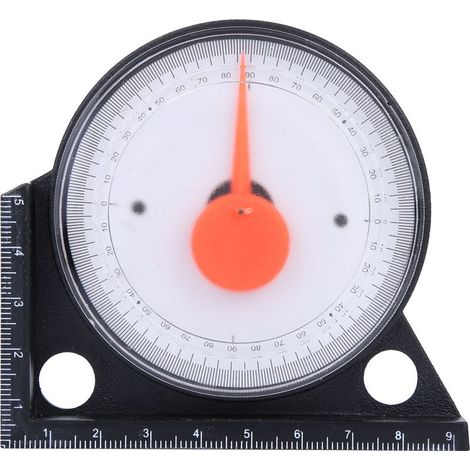 Inclinomètre d'angle multifonction plastique avec niveau à bulle pour ajustement précis (1/5)