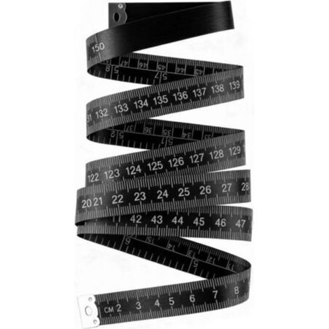 Cinta métrica de doble cara, cinta métrica de sastre de doble cara - 150 cm/60 pulgadas, adecuada para medir el cuerpo y coser, herramienta de medición para costura manual -Crezuo