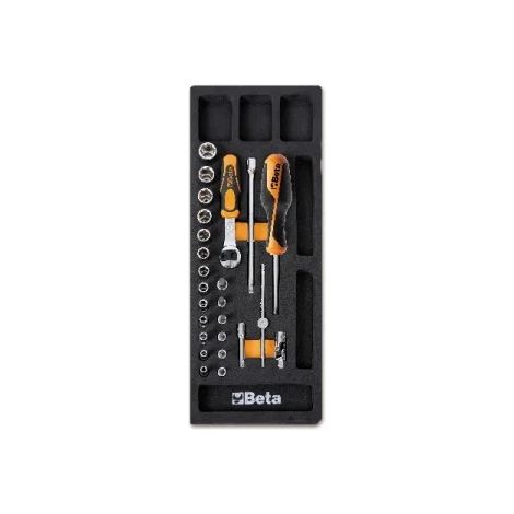 clés à douille 1/4 avec beta soft thermoformé m91