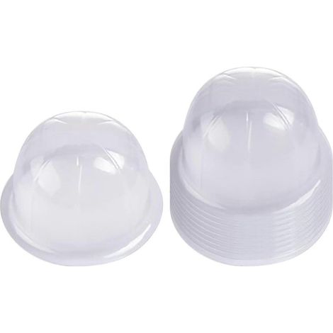 10 supports à chapeaux avec inserts transparents, organisateur et tour de tête jusqu'à 54 cm. Porte-chapeaux portable pour salon ou chambre. (1/4)