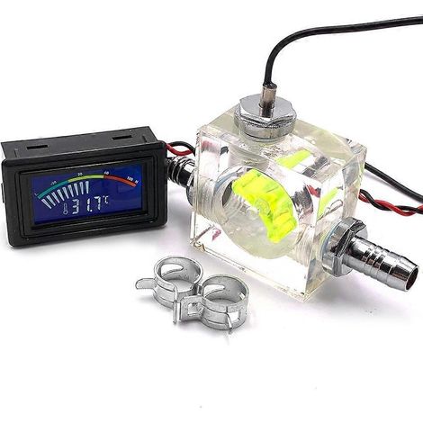 Thermomètre LED universel pour accessoires informatiques de refroidissement liquide (1/4)