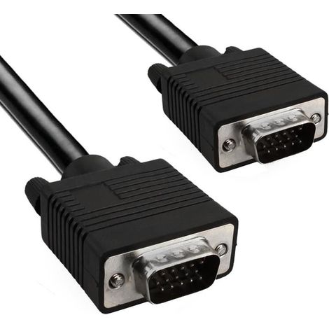 Vultech 5m VGA cavo VGA VGA (D-Sub) Nero