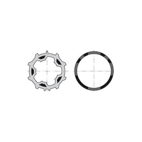 SOMFY 9001465 - Roue et couronne tube ZF54 - Pour moteur de volet roulant