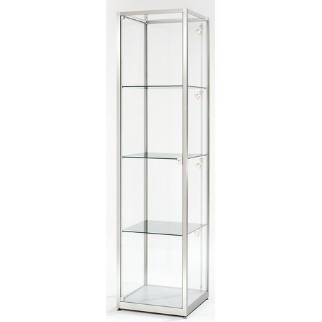 FRANKEL kaiserkraft, Vitrine colonne, hauteur 2000 mm, 1 porte