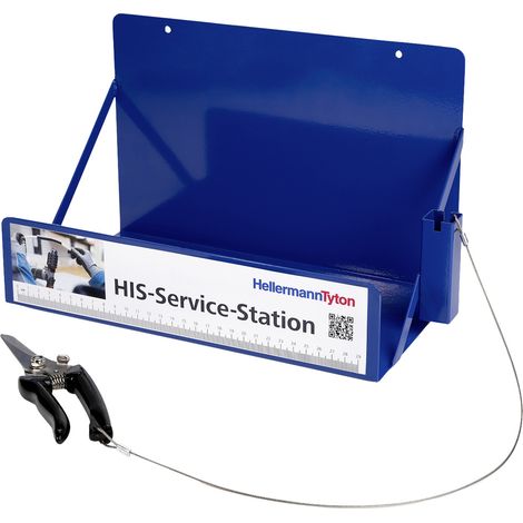 HellermannTyton 300-30002 Lagerregal für Schrumpfschlauchboxen Blau    1 St.