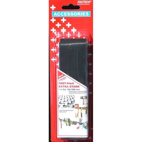 FASTECH® 730-330-1C Nastro a strappo per incollaggio colla a caldo Lato morbido e lato rigido, extra forte (L x L) 1000 (1/2)