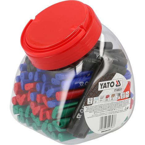 Technische Mini-Marker Set 4 Farben mit 72 Stück