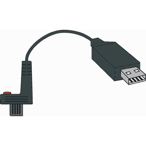 HELIOS PREISSER Cable de datos DIGI-MET USB para variable de datos L.2m - 1998720 (1/3)