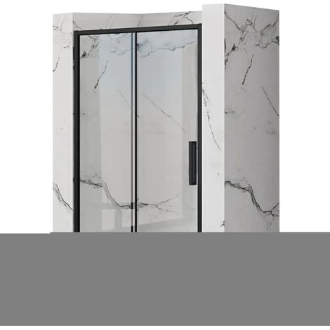 PUERTA de DUCHA REA RAPID SLIDE BLACK 150 (1/5)