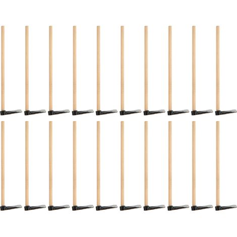 Lot de 20 mini-houes en bois réalistes, outil de jardin miniature décoratif pour maison de poupée à l'échelle 1/12 ou 1/6 (1/5)