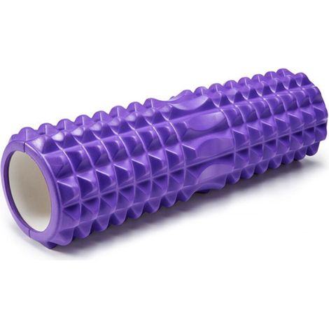 1 Rouleau en mousse EVA, forme lune, 45cm, massage musculaire, fitness, yoga (1/5)