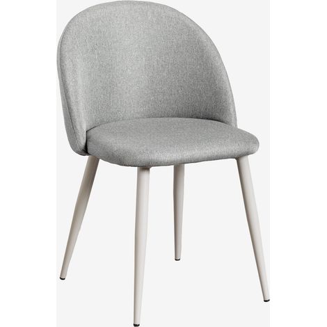 SKLUM Packung mit 4 Kana Deluxe Esszimmerstühlen                    Helles Grau Taupe               