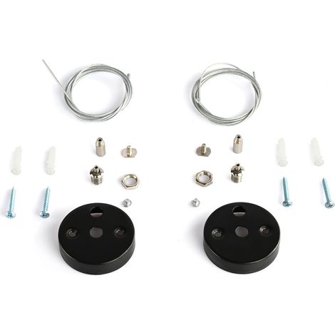 Kit sospensione Videx per lampada Lineare 150cm nero