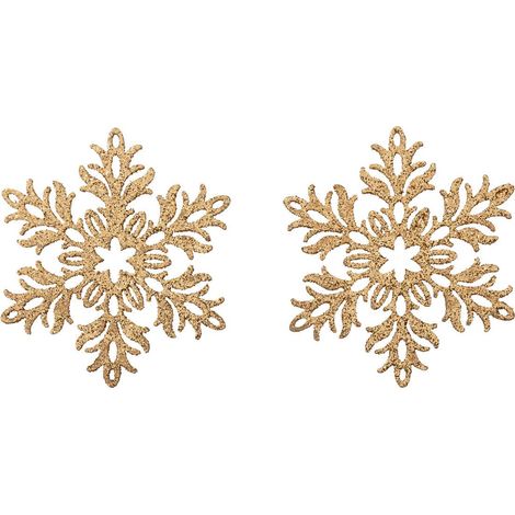 SDN BOIS FLOCON X2 ARBSQ OR - Feeric lights & christmas
