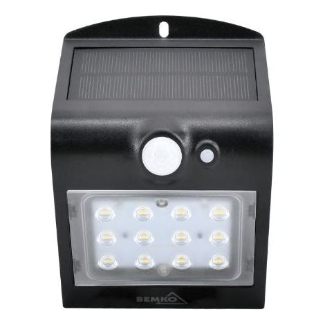 Applique Murale Solaire LED 1.5W IP65 220lm avec Détecteur de Mouvement - Blanc Neutre 4000K - 5500K - SILAMP (1/5)
