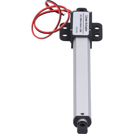 Actionneur linéaire 100 mm, tension d'entrée 12 V, faible bruit, protection contre les courts-circuits, mini-actionneur linéaire électrique, 4 mm/s - 150 N (1/5)