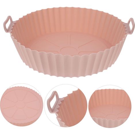 Revêtement silicone friteuse à air, tapis cuisson lavable antiadhésif durable, accessoire cuisine réutilisable pour air fryer (1/5)