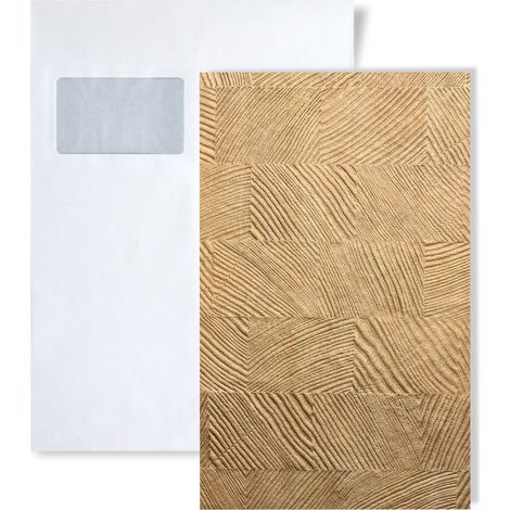 1 SAMPLE PIECE S-29286 WallFace GRAIN METALLIC USED SandLEATHER Collection  Wall panel SAMPLE in DIN A5 size