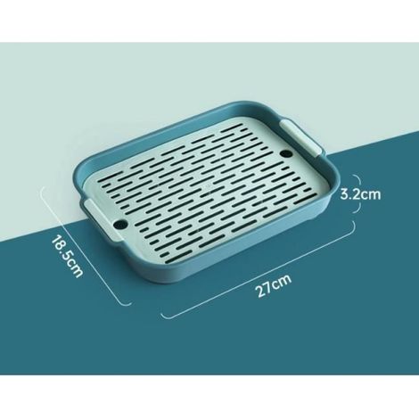 Bac à litière pour Lapin bac à litière pour Petit Animal Toilette entraîneur de Pot Utilisation en Cage. (1/3)