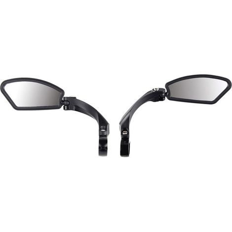 Verstellbarer Fahrradspiegel, konvexer Lenkerspiegel, Fahrradlenkerspiegel, um 360° drehbarer Motorradspiegel, 21–26 mm (1/5)