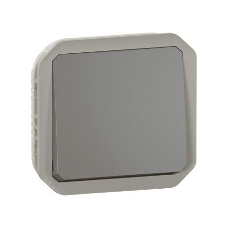 Legrand Taster Plexo New, 10A, 250V, IP55, IK08, Kunststoff, Anthrazit, 069841L (1/5)
