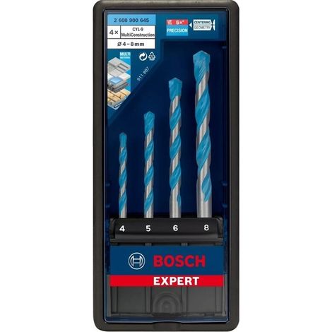 Bosch CYL-9 Mehrzweckbohrer-Set Ø 4/5/6/8 EXPERT MultiContruction