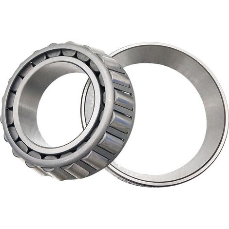 Roulements à rouleaux coniques 30202 - Matériau en acier pour roulements - Usage général pour châssis automobiles, machines agricoles et machines de construction.