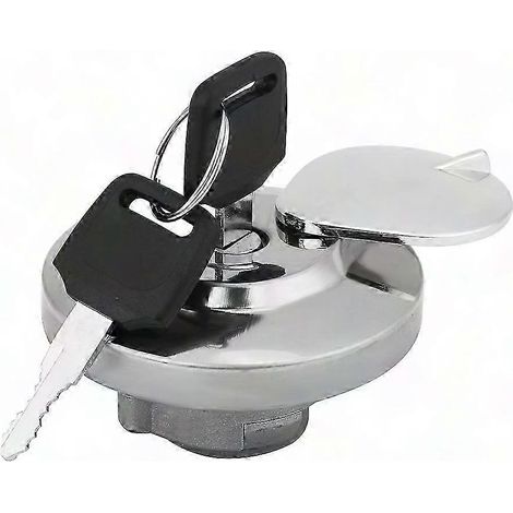 Bouchon de réservoir moto avec 2 clés, couvercle en métal pour Shadow Spirit VT750 DC C2 VLX VT600, pièce de rechange compatible, étanche et robuste. (1/5)