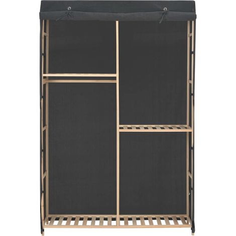 Maison Exclusive - 3-stufiger Kleiderschrank Grau 110 x 40 x 170