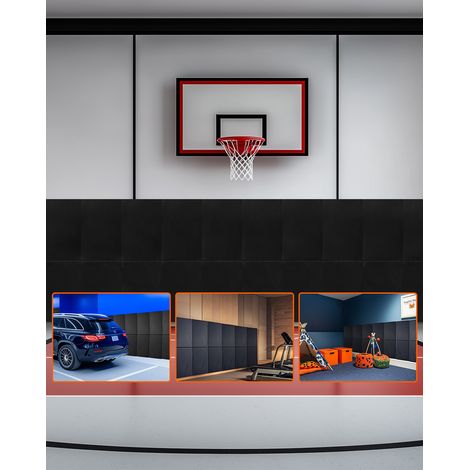 VEVOR Imbottitura Tappetino Rimovibile Antistrappo 1500 x 500 x 50 mm in Schiuma ad Alta Densita per Campo da Basket, Imbottitura Protettiva Impermeabile Durevole per Palestra, Garage