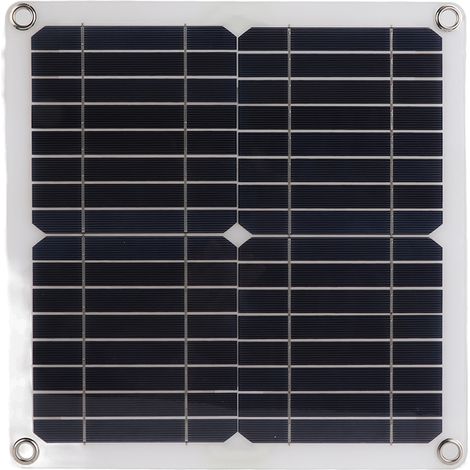 Kit panneau solaire portable 200 W 12 V monocristallin avec contrôleur pour cyclisme, alpinisme, randonnée et camping (40 A) (1/5)