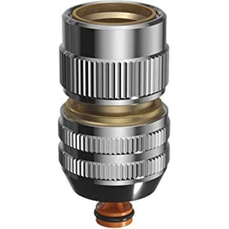 Claber Schnellkupplung Aquastop Metal-Jet aus Metall 6 Kugeln 1/2"-5/8" Art. 9611
