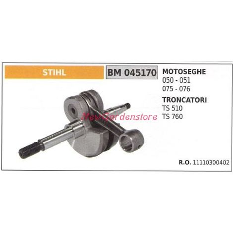 Eje motor motosierra STIHL 050 051 075 076 045170